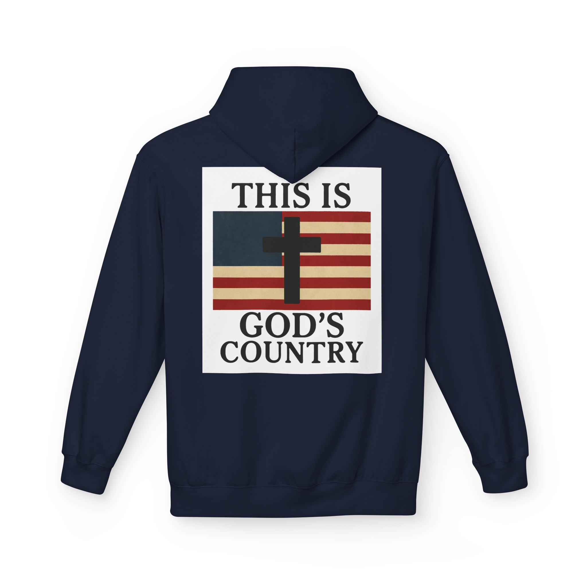 This Is God’s Country Hoodie – Christian Cross Patriotic Sweatshirt