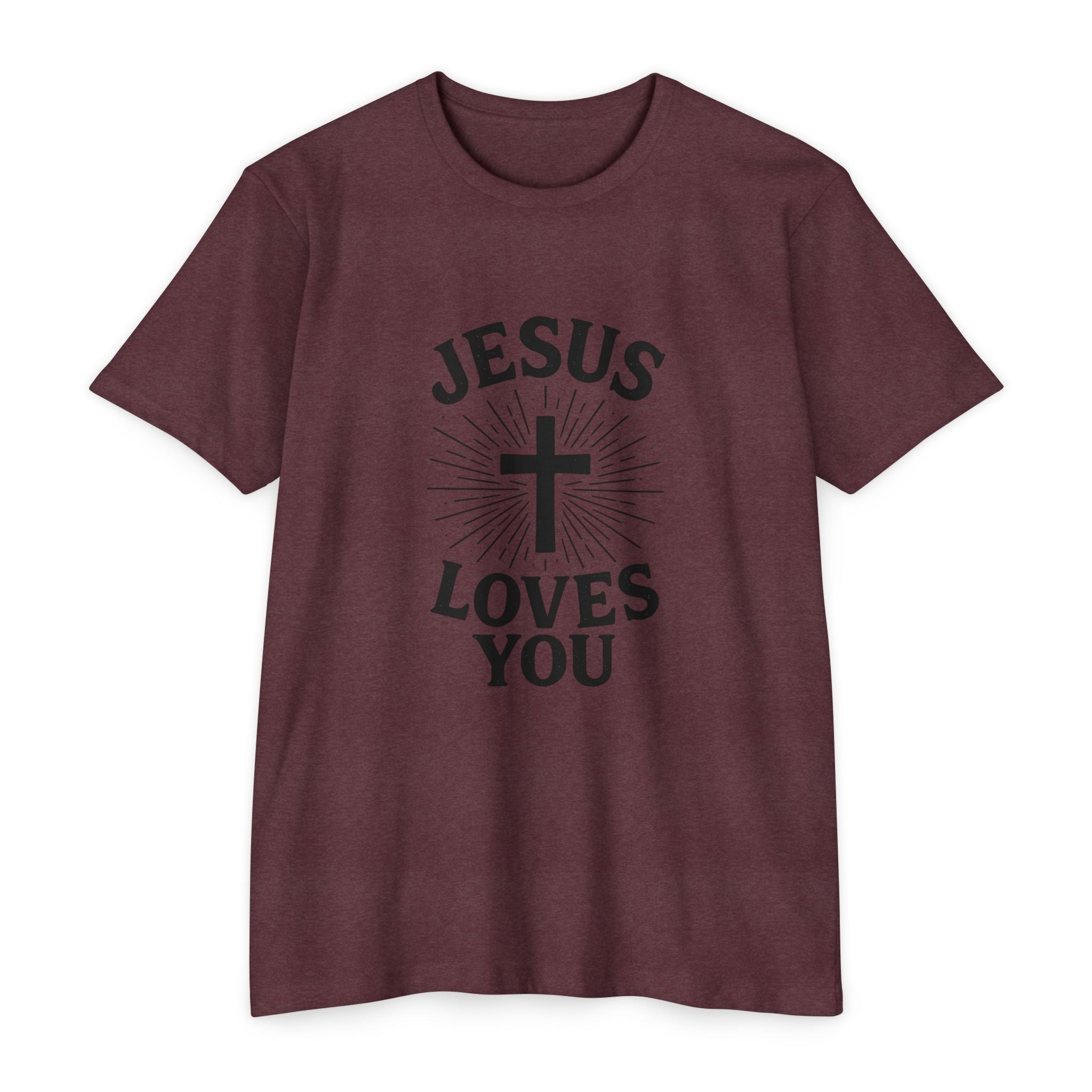 Jesus Loves You T-Shirt — Christian Faith Cross Tee