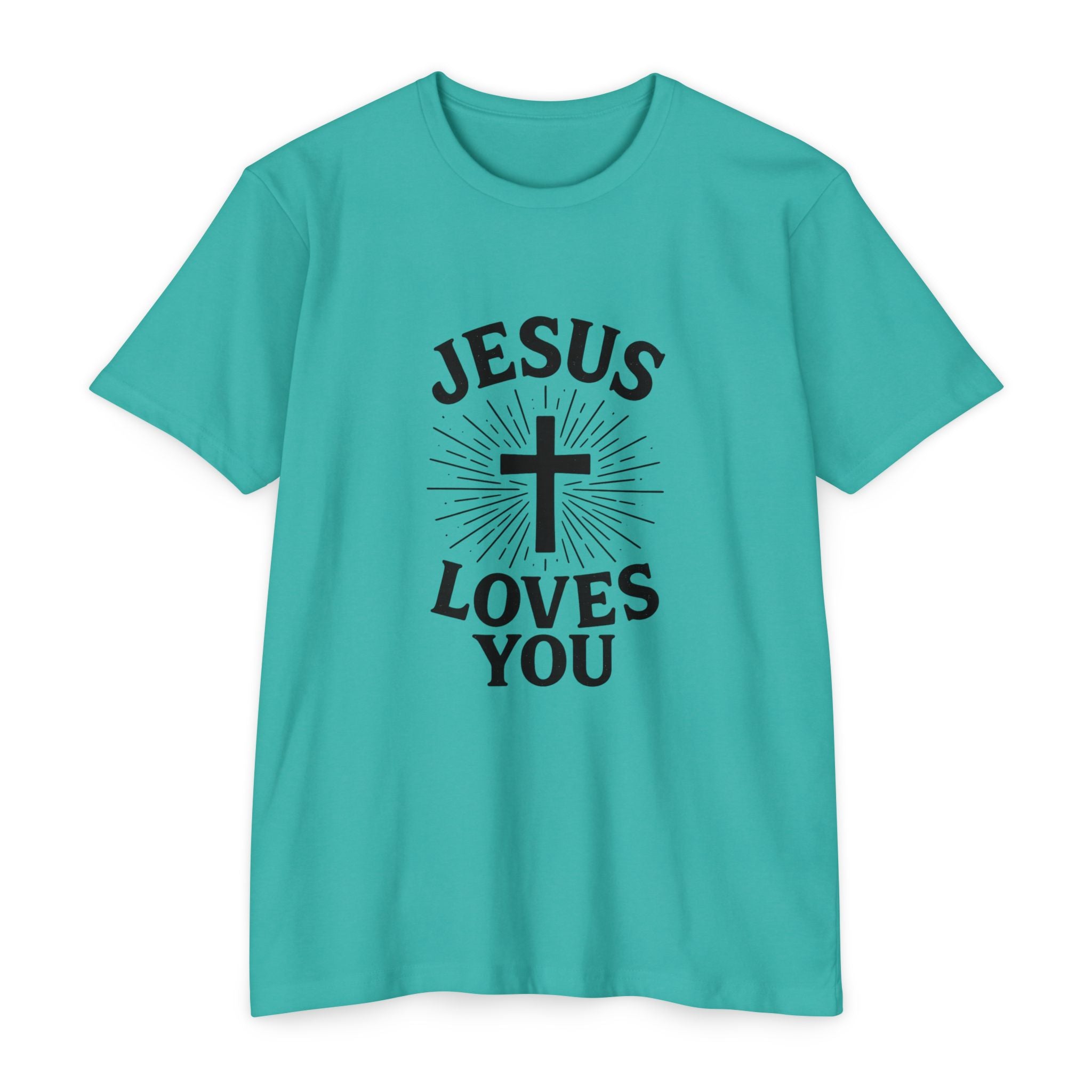 Jesus Loves You T-Shirt — Christian Faith Cross Tee