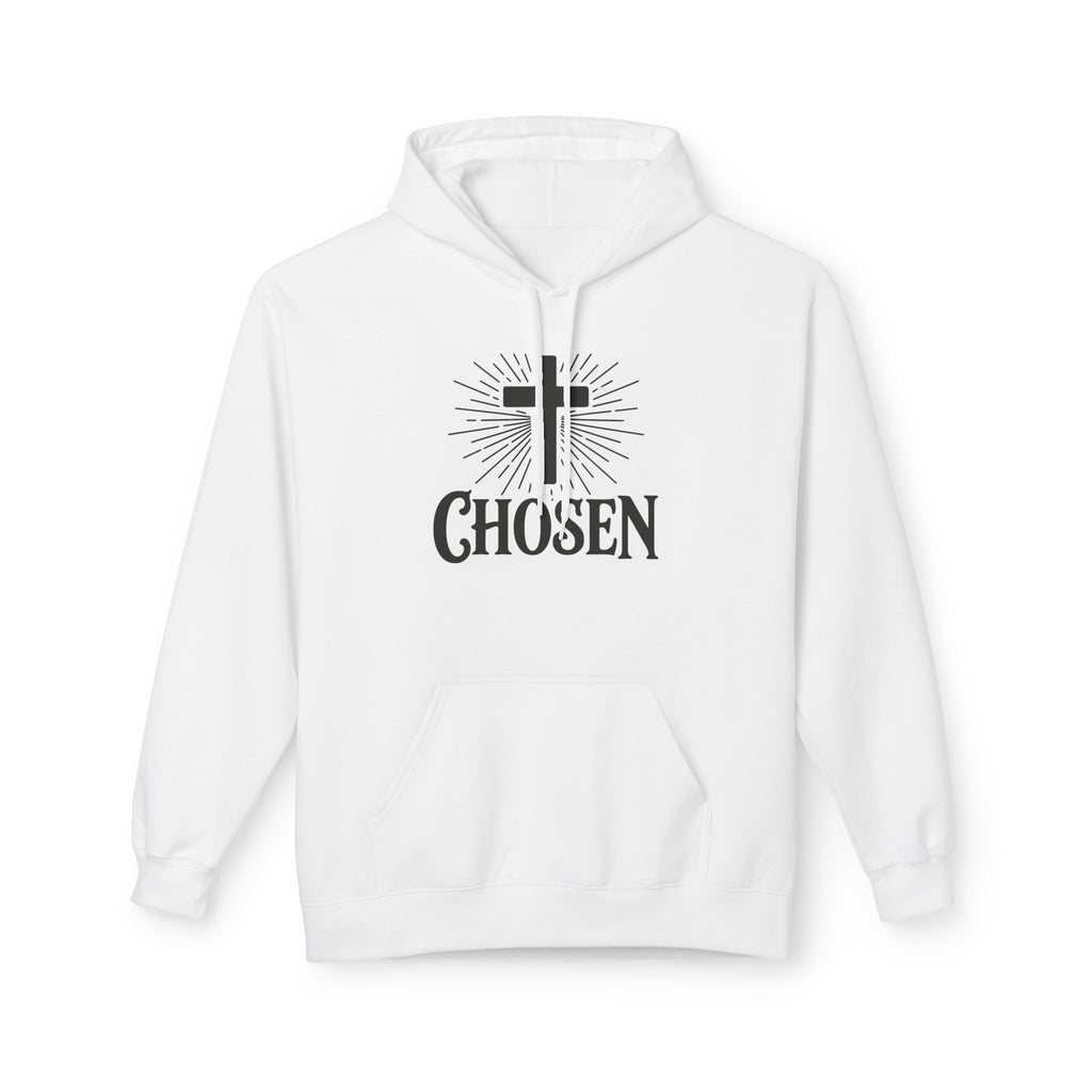 Chosen Cross Hoodie — “I Can Do All Things Through Christ” Christian Faith Sweatshirt