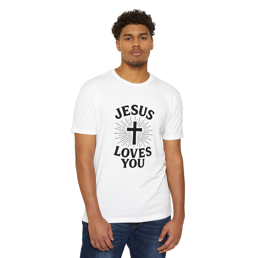 Jesus Loves You T-Shirt — Christian Faith Cross Tee