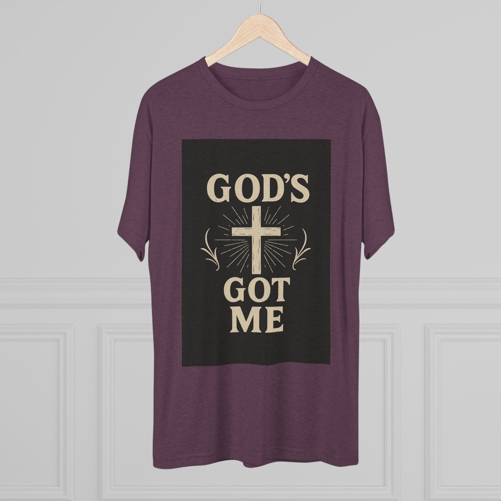 God's Got Me T-Shirt — Inspirational Christian Cross Faith Tee