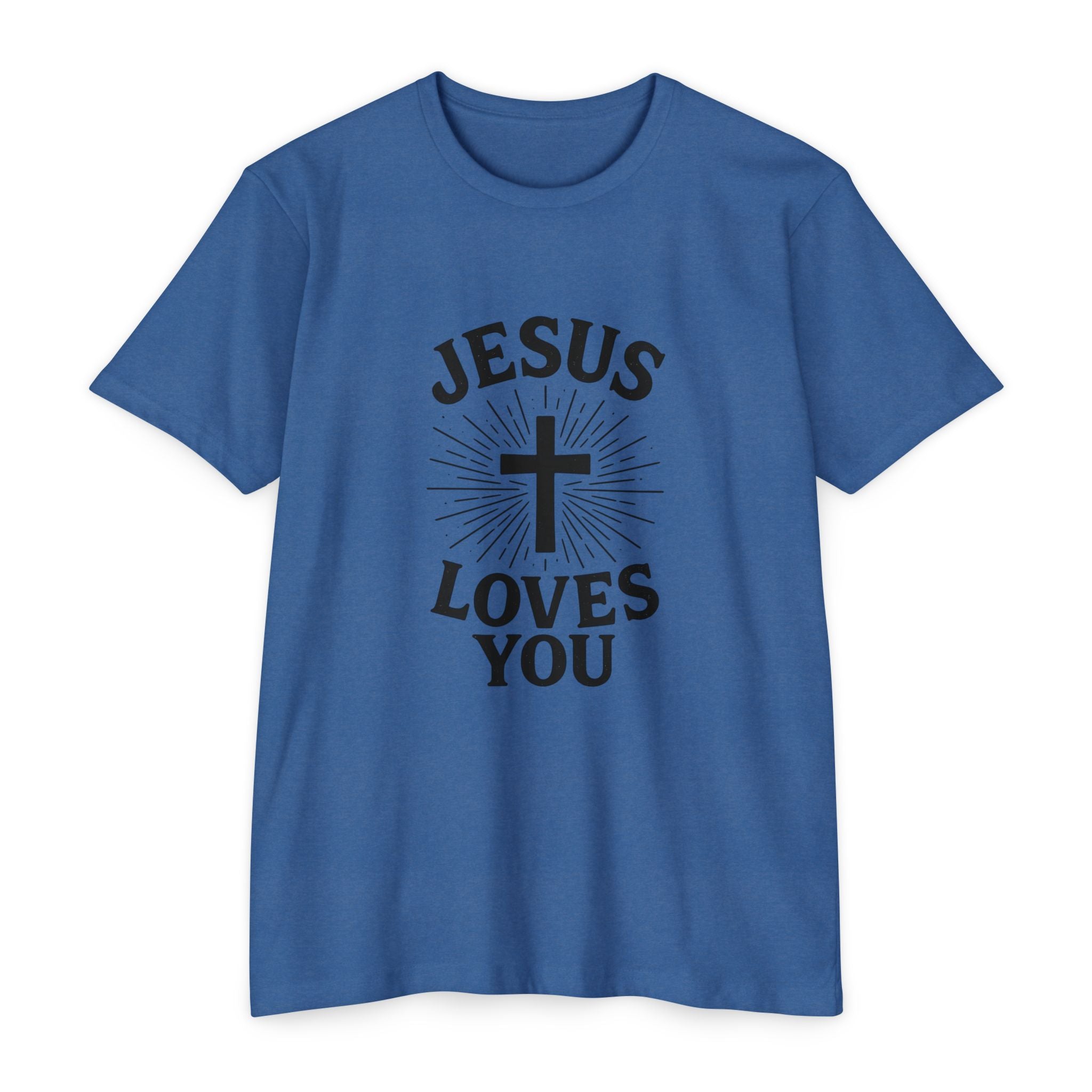 Jesus Loves You T-Shirt — Christian Faith Cross Tee