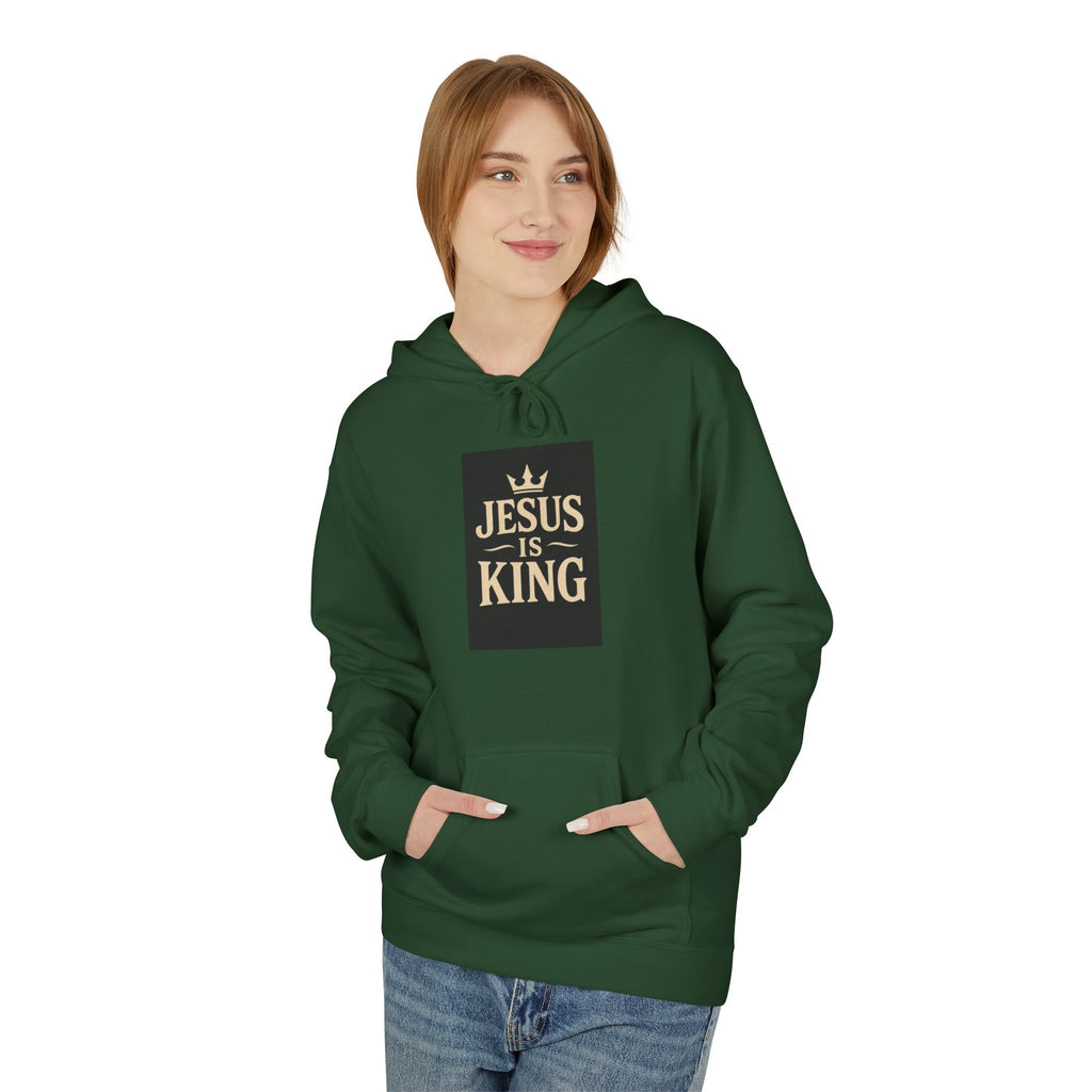 Jesus Is King Hoodie — Faith-Based Christian Pullover
