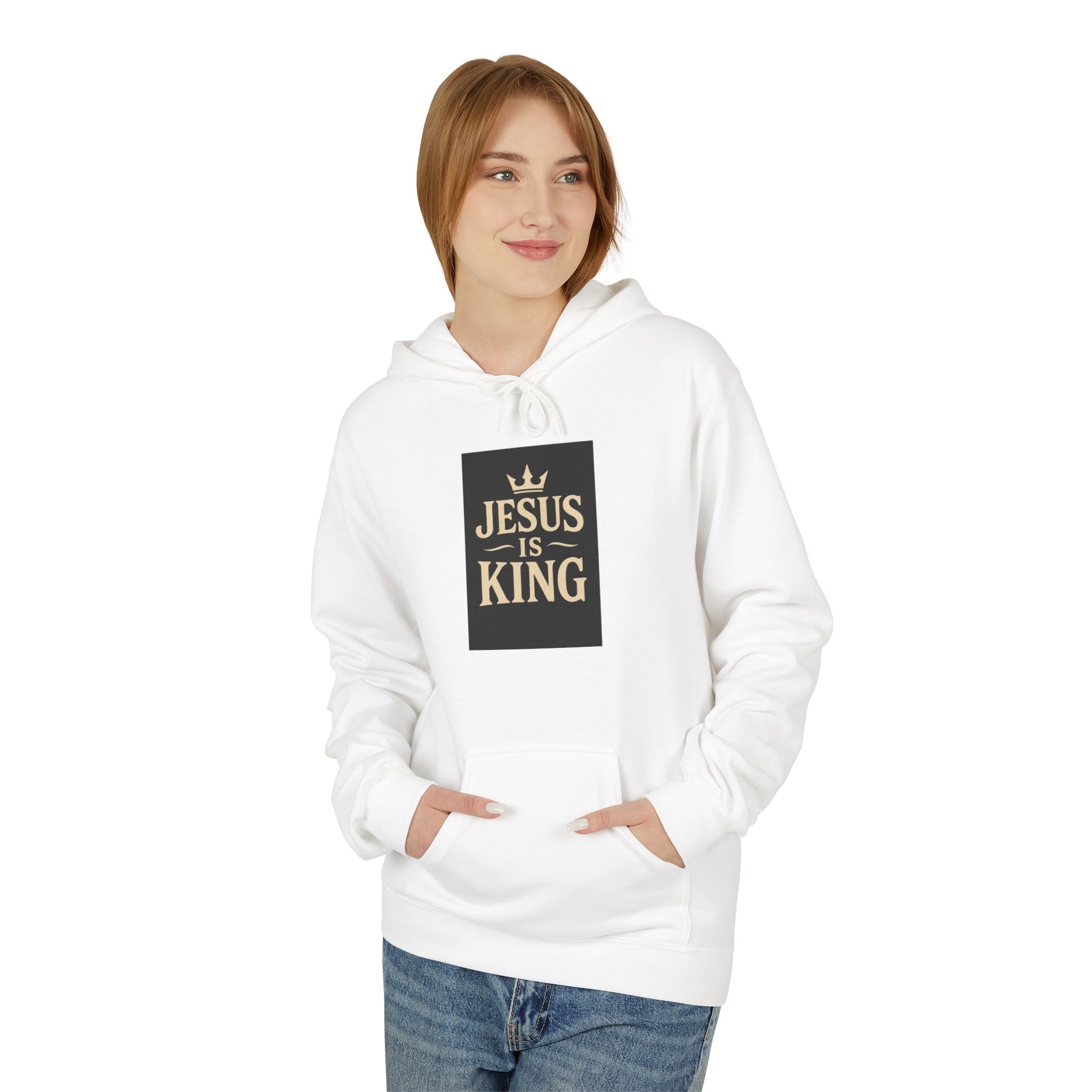 Jesus Is King Hoodie — Faith-Based Christian Pullover