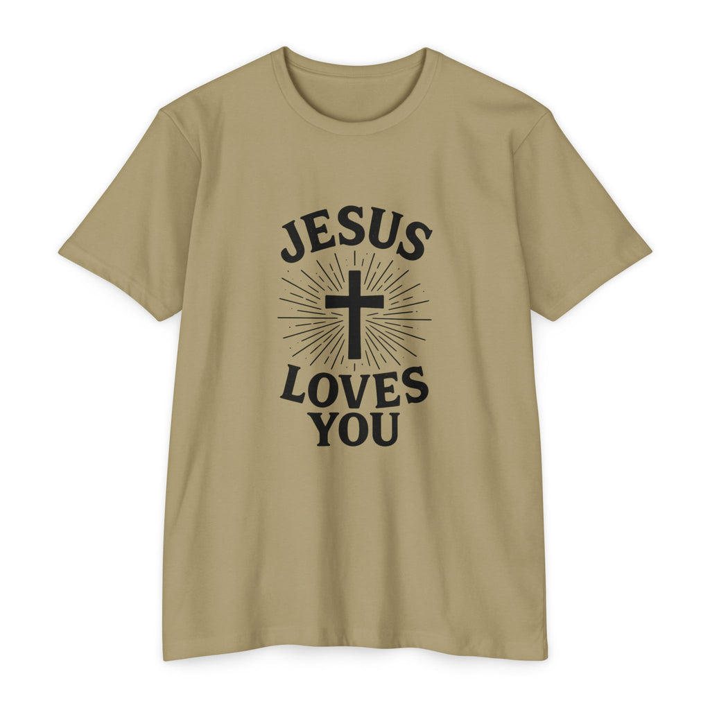 Jesus Loves You T-Shirt — Christian Faith Cross Tee