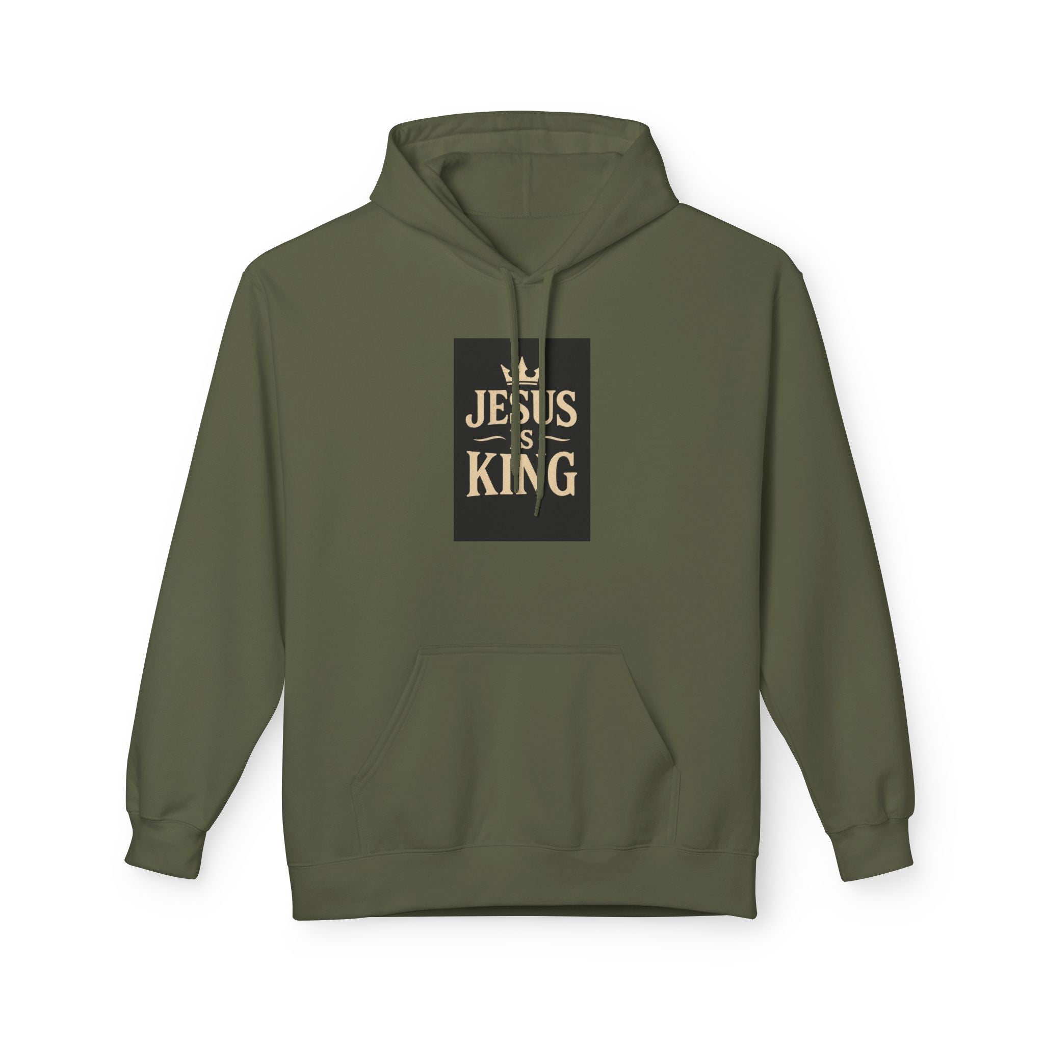 Jesus Is King Hoodie — Faith-Based Christian Pullover