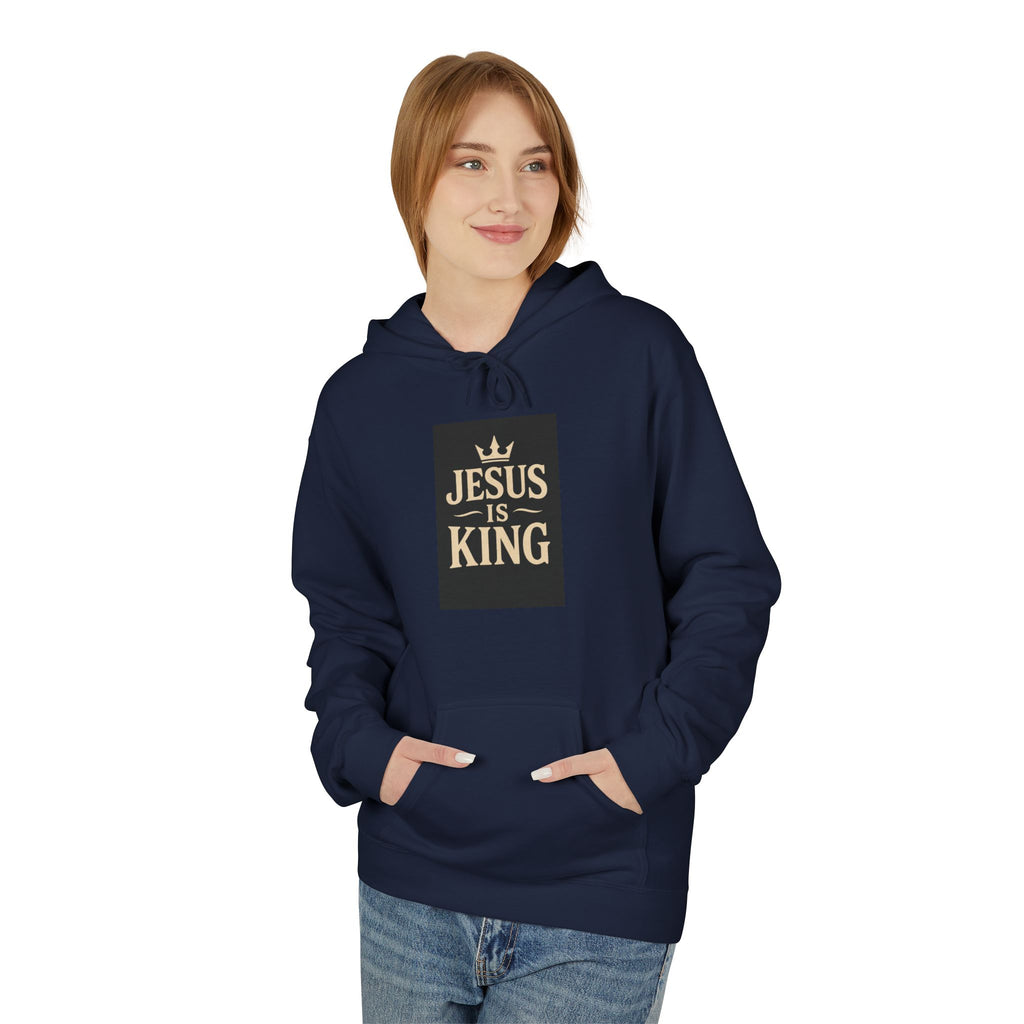 Jesus Is King Hoodie — Faith-Based Christian Pullover