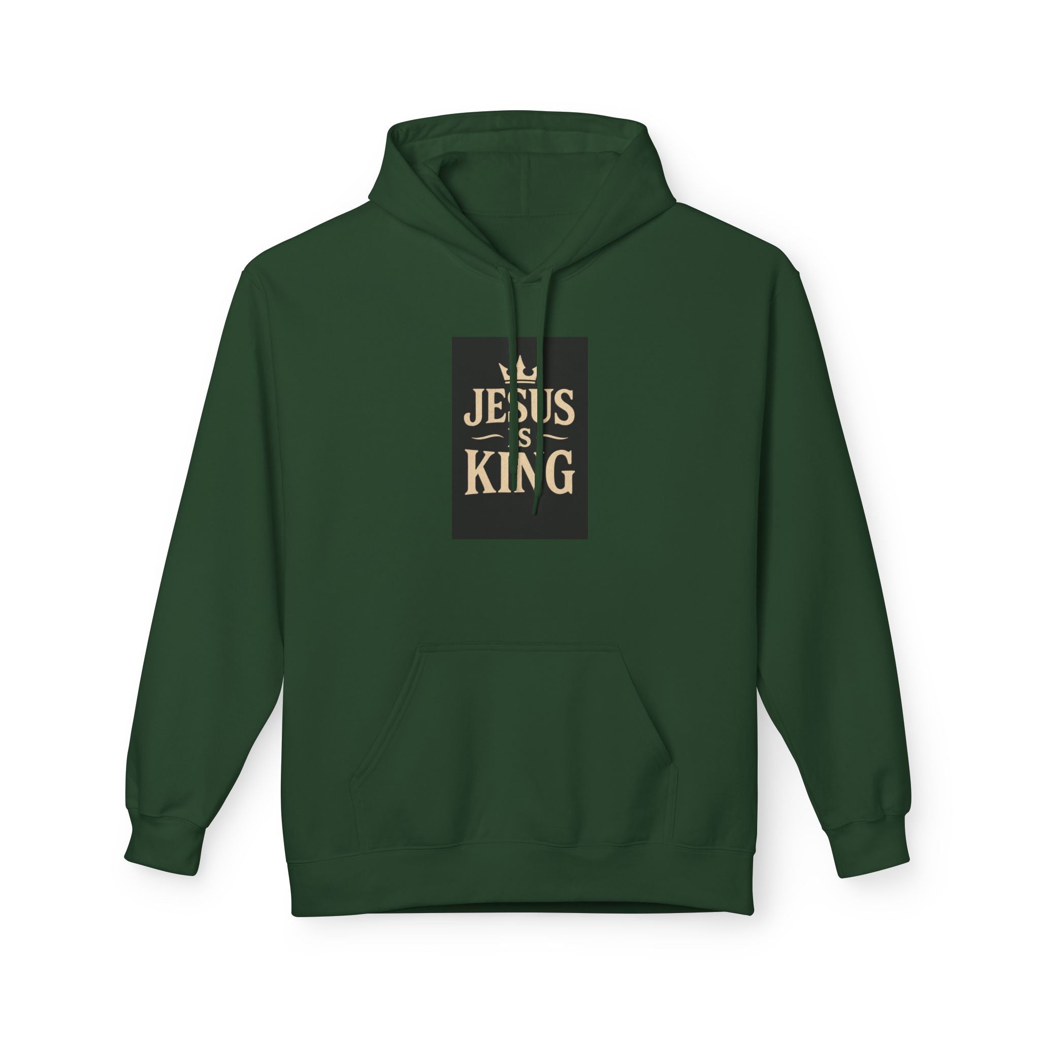 Jesus Is King Hoodie — Faith-Based Christian Pullover