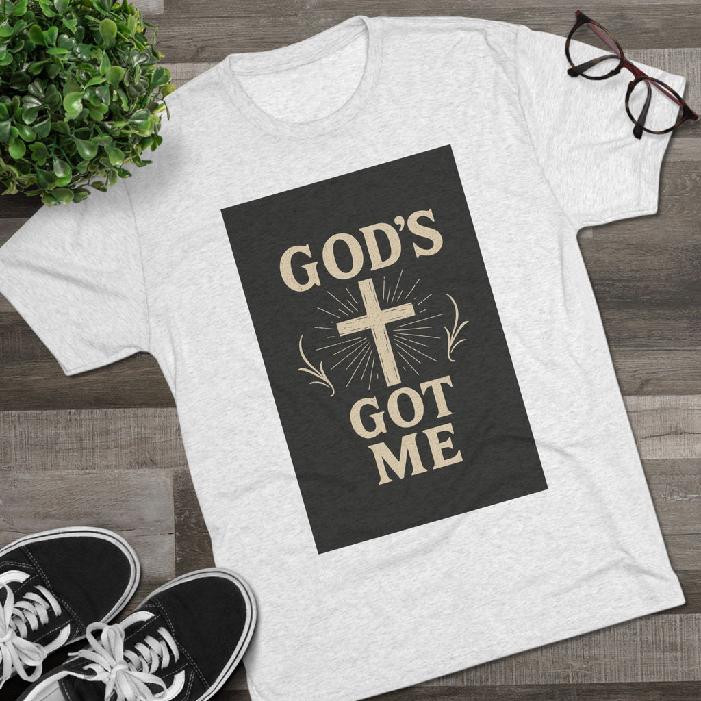 God's Got Me T-Shirt — Inspirational Christian Cross Faith Tee