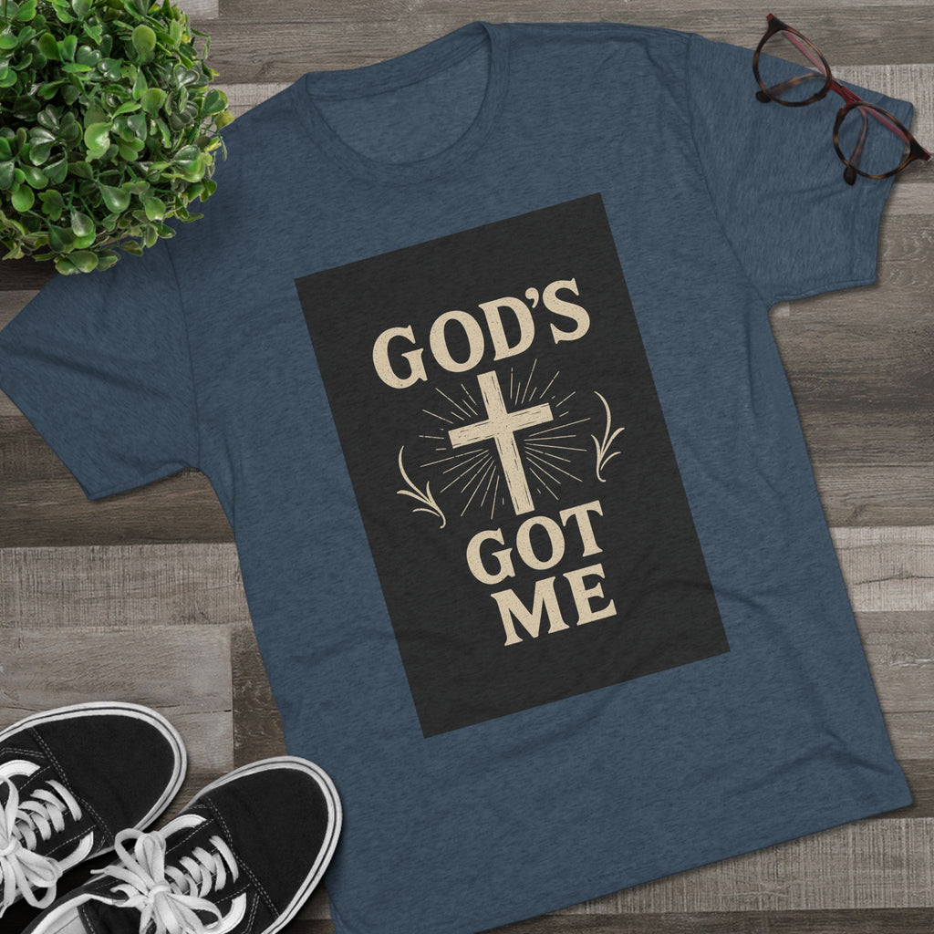 God's Got Me T-Shirt — Inspirational Christian Cross Faith Tee