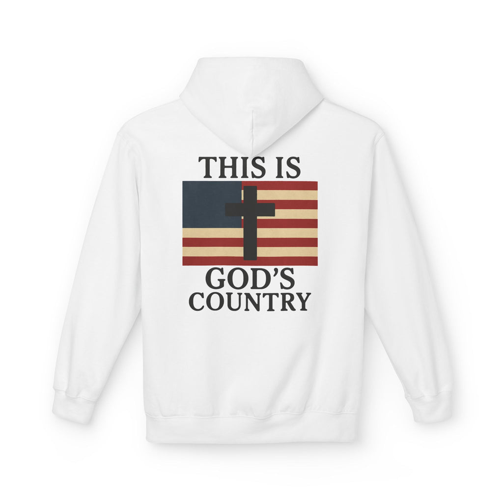 This Is God’s Country Hoodie – Christian Cross Patriotic Sweatshirt