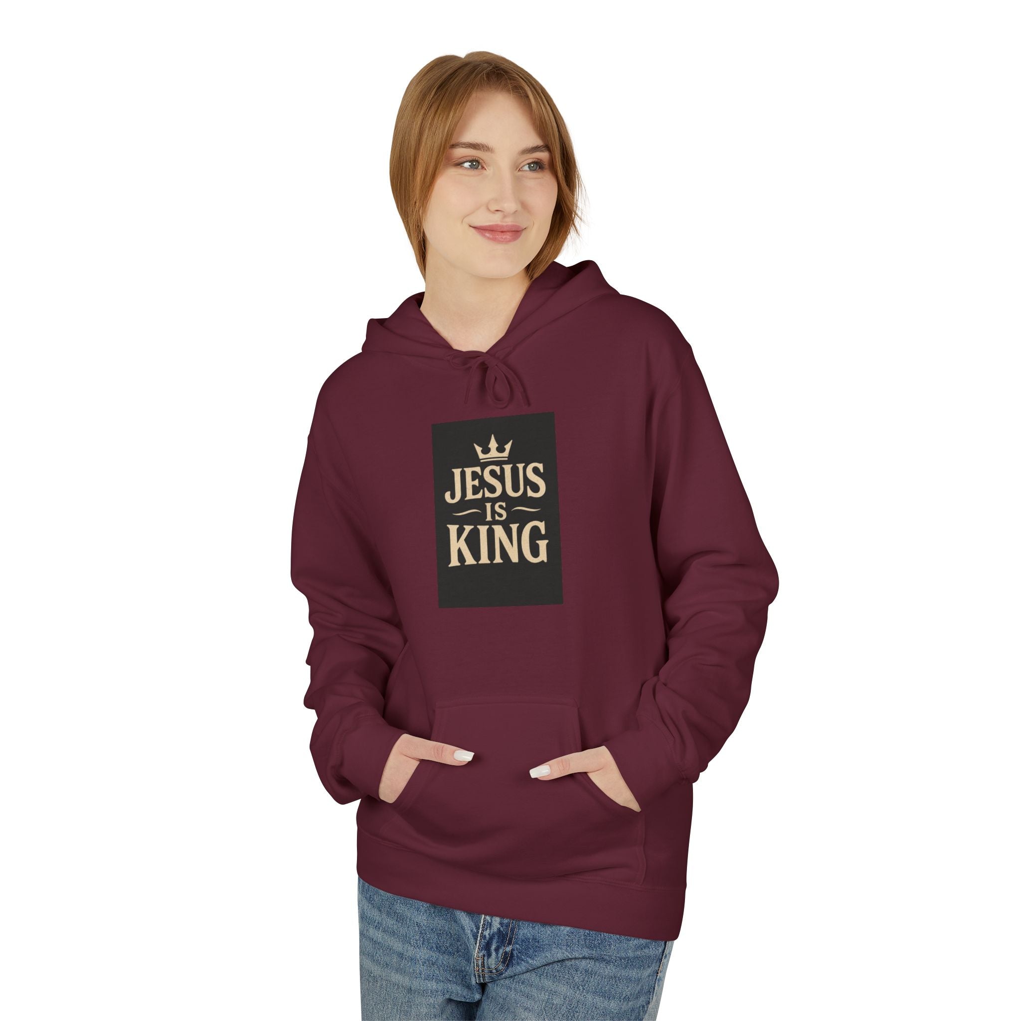 Jesus Is King Hoodie — Faith-Based Christian Pullover