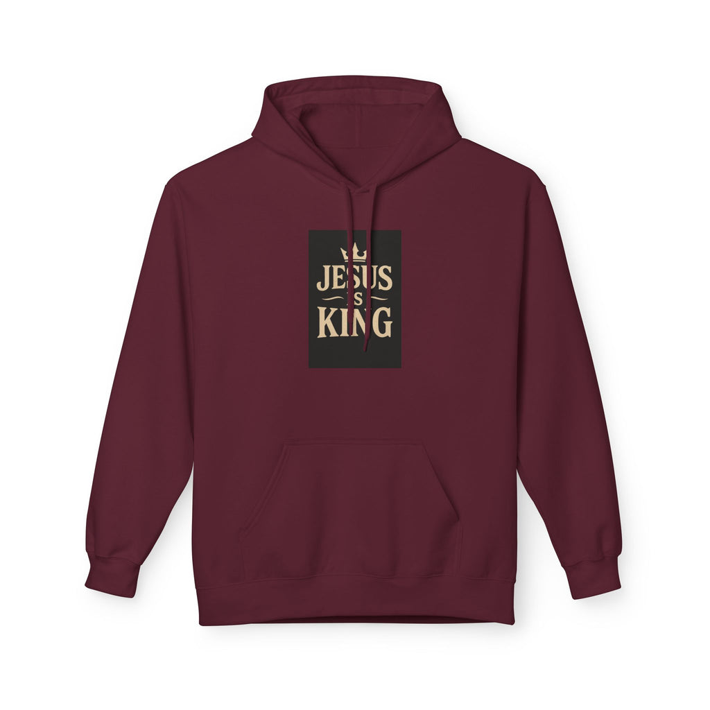 Jesus Is King Hoodie — Faith-Based Christian Pullover