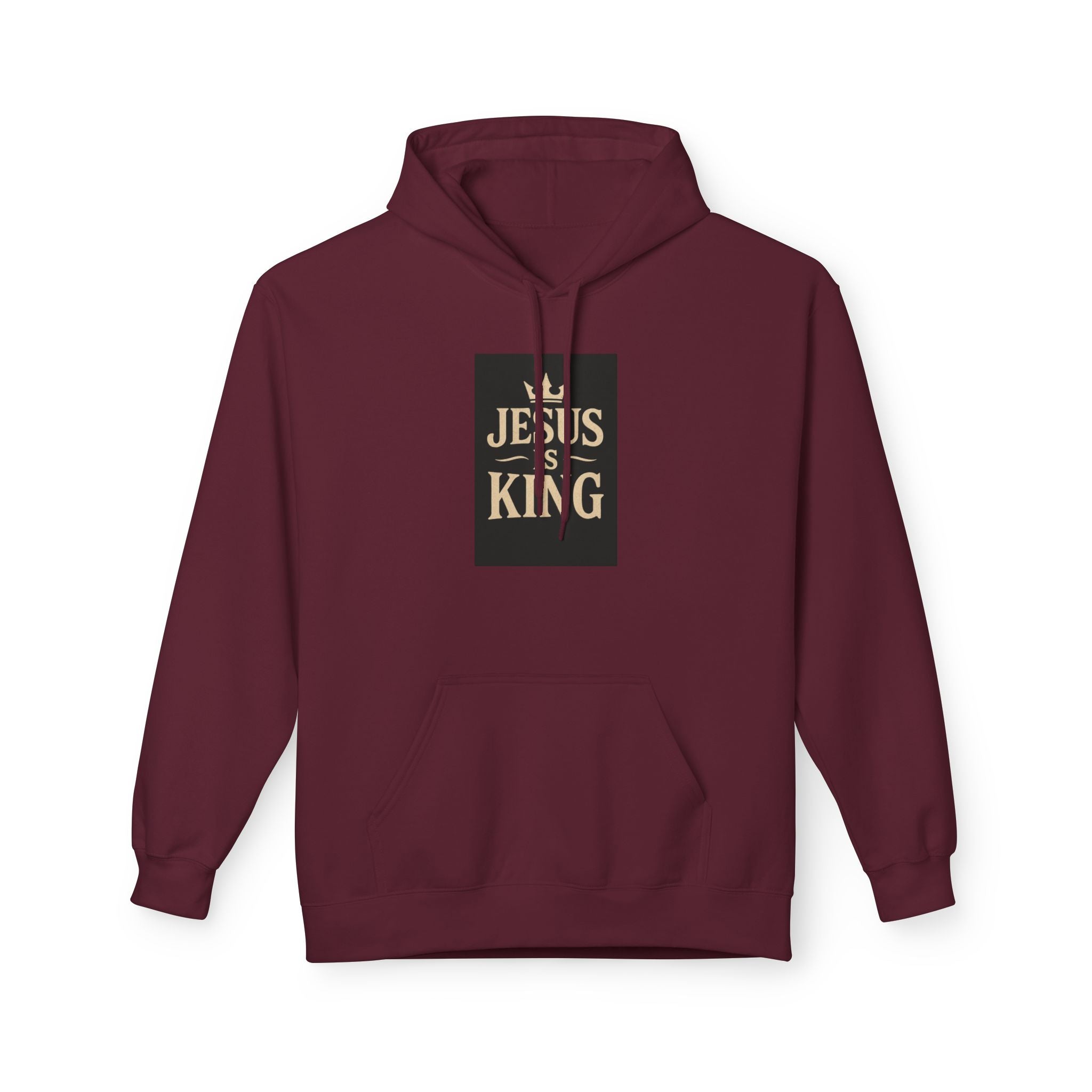 Jesus Is King Hoodie — Faith-Based Christian Pullover