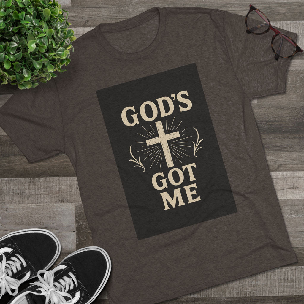 God's Got Me T-Shirt — Inspirational Christian Cross Faith Tee