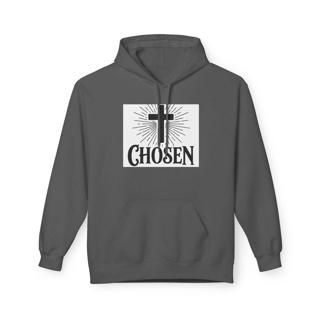 Chosen Cross Hoodie — “I Can Do All Things Through Christ” Christian Faith Sweatshirt