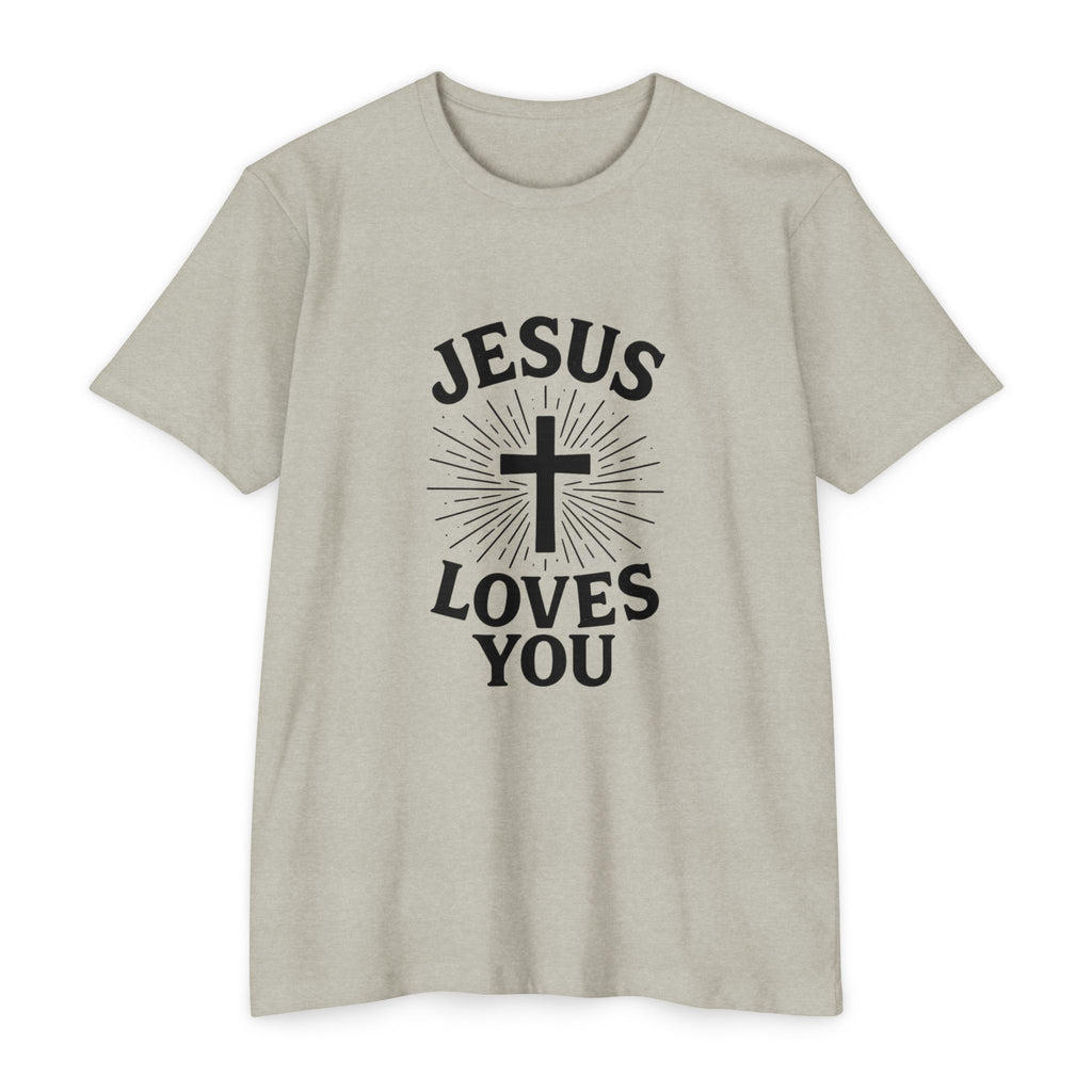 Jesus Loves You T-Shirt — Christian Faith Cross Tee