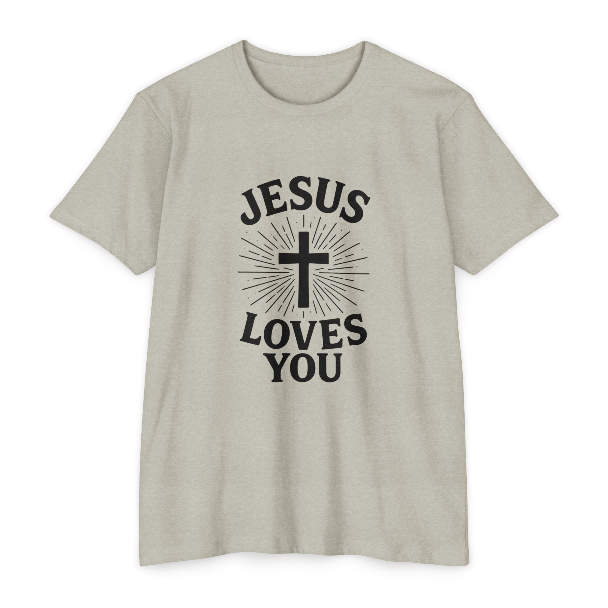 Jesus Loves You T-Shirt — Christian Faith Cross Tee