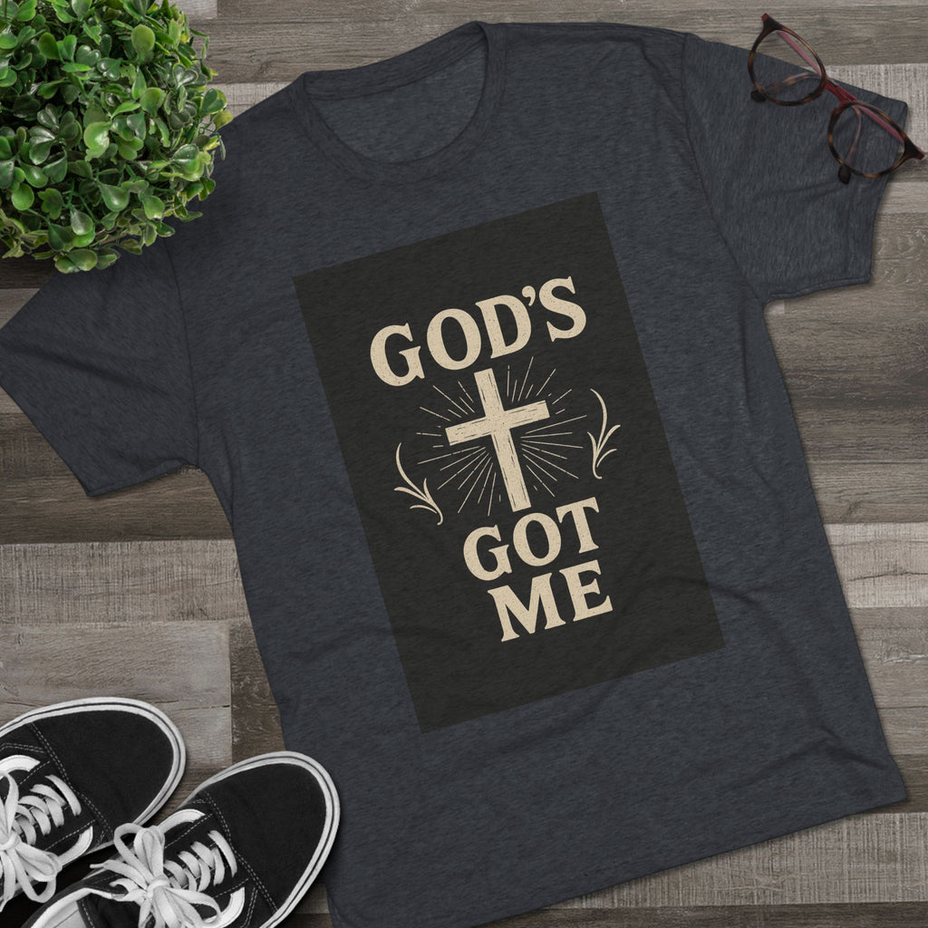 God's Got Me T-Shirt — Inspirational Christian Cross Faith Tee